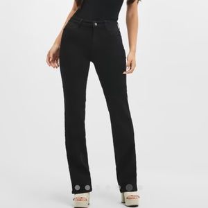 Guess Jeans black straight leg jeans